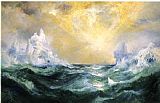 Thomas Moran Icebergs in Mid-Atlantic painting